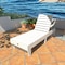 Highwood Usa Commercial Grade Chaise Lounge Outdoor Furniture for Pool, Patio CM-LNGSQ61-WHE - alternate 3